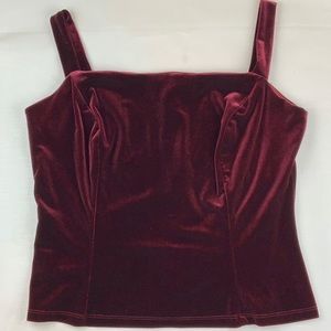 Velvet Dressy Strap Top